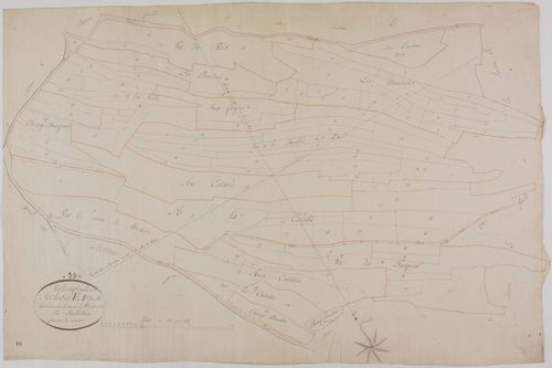 Valempoulières, section E, feuille 1.