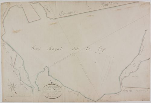 Valempoulières, section C, feuille 1.