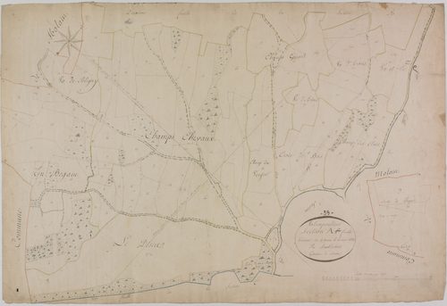 Valempoulières, section A, feuille 1.