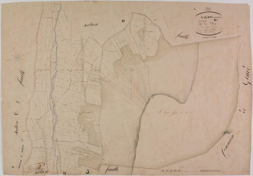 Valfin-sur-Valouse, section D, le Village, feuille 2.
