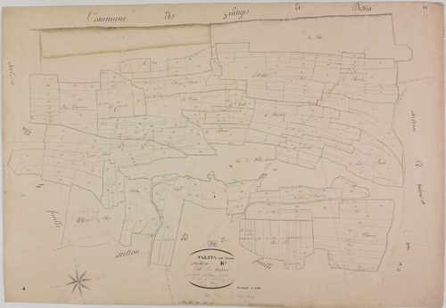 Valfin-sur-Valouse, section B, Soussonne, feuille 1.