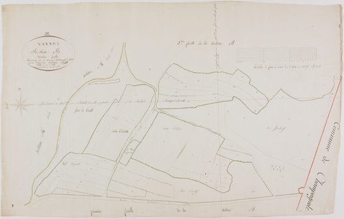 Vannoz, section B, feuille 2.