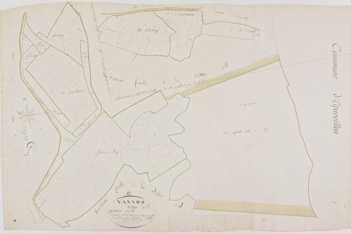 Vannoz, section B, feuille 4.