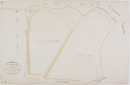 Vannoz, section B, feuille 5.