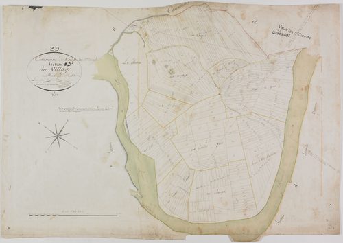 Vaux-lès-Saint-Claude, section D, le Village, feuille 1.