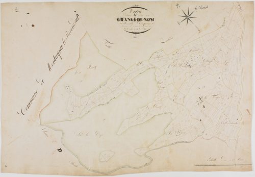 Véria, section A, Grange-de-Nom, feuille 5.géomètre : Guyard