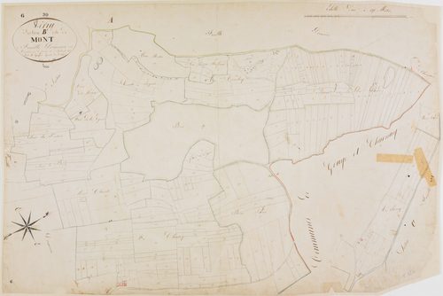 Véria, section B, le Mont, feuille 1.géomètre : Guyard