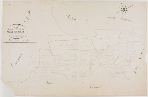 Véria, section D, le Mont Fourchat, feuille 3.géomètre : Mathieu
