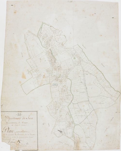 Vernantois, section A, feuille unique.géomètre : [Rebours et Félix]