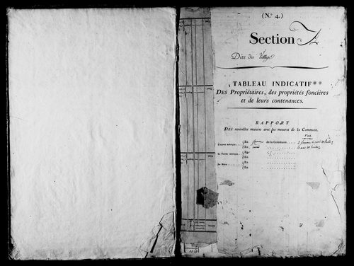 Etat de sections.