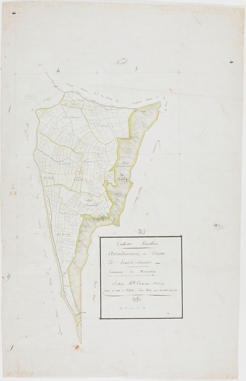 Vernantois, section B, Péria, feuille 3.géomètre : [Rebours et Félix]