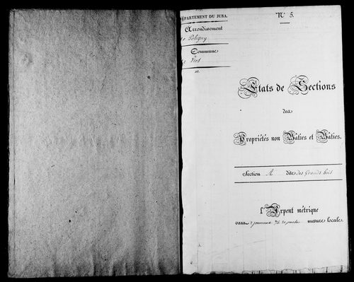 Etat de sections.