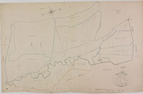 Vers, section C, les Prés Saint-Jean, feuille 3.