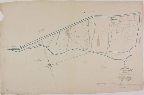 Vers, section C, les Prés Saint-Jean, feuille 2.