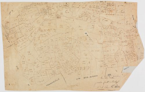 Vers-sous-Sellières, section A, feuille 1.géomètre : pas de nom d'auteur