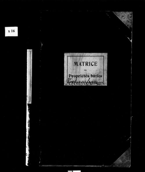 Matrice des propriétés bâties.