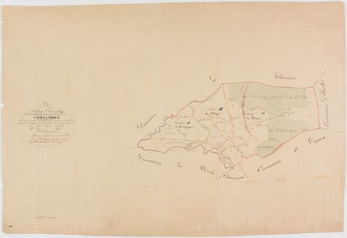 Vertamboz, tableau d'assemblage.géomètre : Renardet