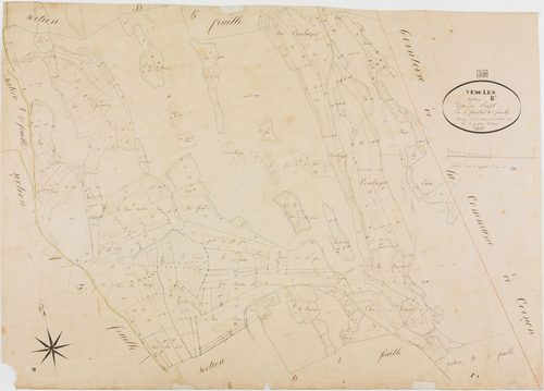 Vescles, section B, Rupt, feuille 4.géomètre : Paget