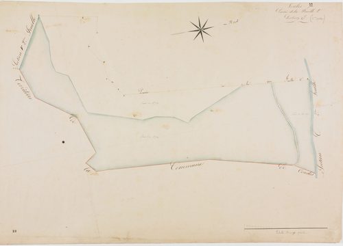 Vescles, section E, le Village, feuille 2, 2ème partie.géomètre : s. n. [Bénier]