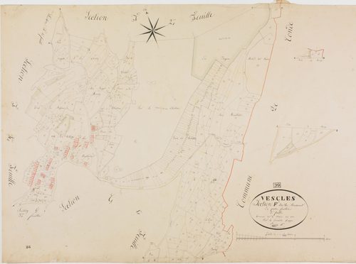 Vescles, section F, Boutavant, feuille 3.géomètre : Bénier