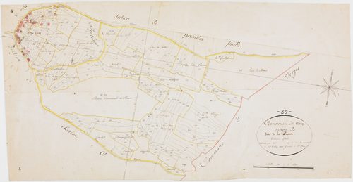 Vevy, section B, la Pérouse, feuille 3. [1815] géomètre : Tabey aîné