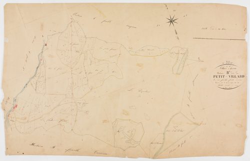 Villards d'Héria, section B, Petit-Villard, feuille 2.géomètre : Patouillot