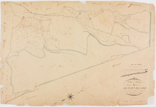 Villards d'Héria, section A, Grand-Villard, feuille 5.géomètre : Patouillot