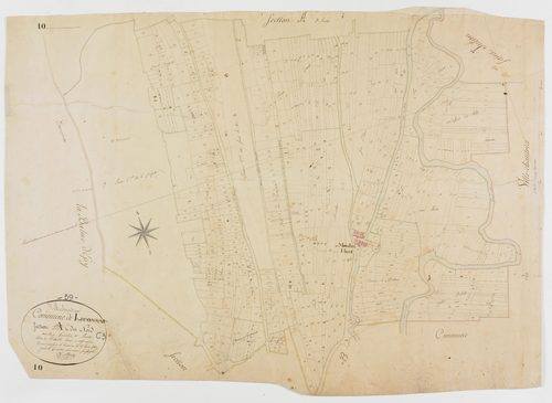 Villechantria, section C, le Nord, feuille 3.géomètre : C. F. Prost