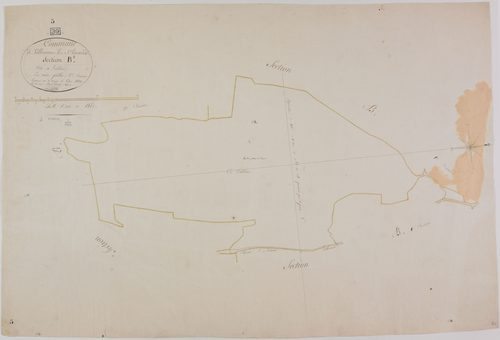 Villeneuve-les-Charnod, section B, Vablière, feuille 2.