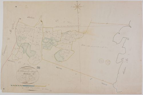 Villeneuve-les-Charnod, section C, Grillot, feuille 3.