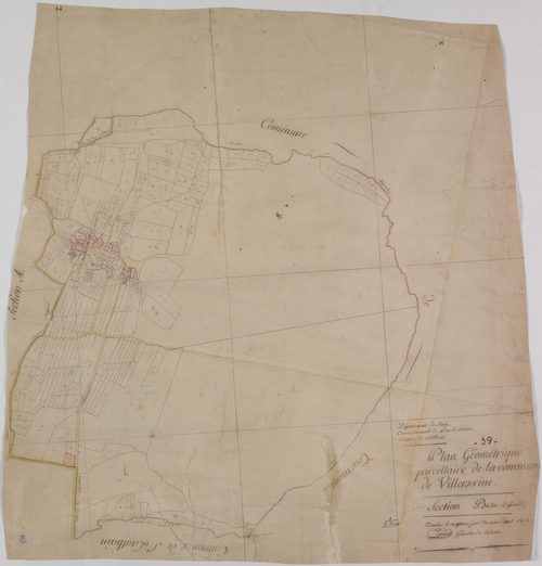 Villerserine, section B, feuille 1.