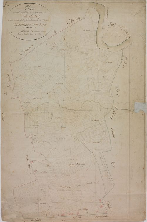 Villers-Farlay, section A, feuille 1.