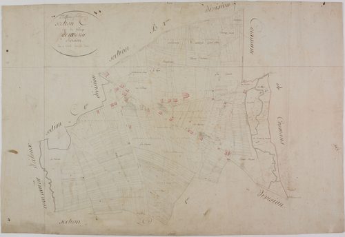 Villers-Farlay, section C, le Village, feuille 2.