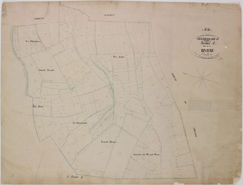 Villers-Farlay, section A, la Rivière, feuille 1.