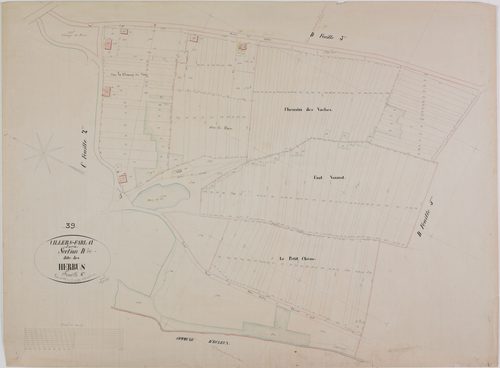 Villers-Farlay, section D, les Herbus, feuille 4.