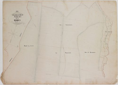 Villers-Farlay, section D, les Herbus, feuille 5.