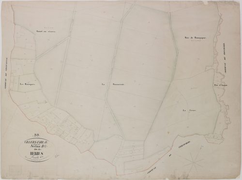 Villers-Farlay, section D, les Herbus, feuille 6.