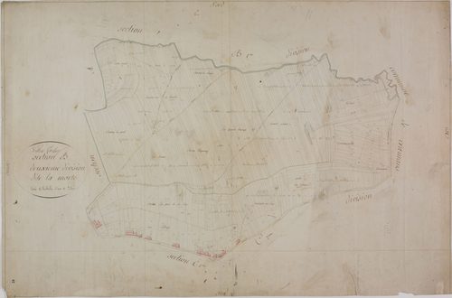 Villers-Farlay, section B, la Morte, feuille 2.