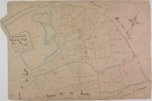 Villers-les-Bois, section A, Petit Saligney, feuille 1.
