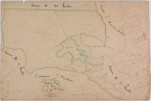 Villers-les-Bois, section A, Petit Saligney, feuille 2.
