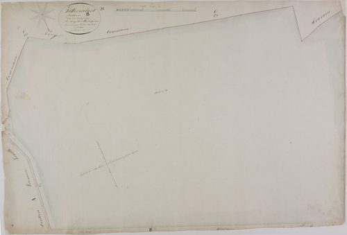 Villers-Robert, section B, les Champs rouges, feuille 5.