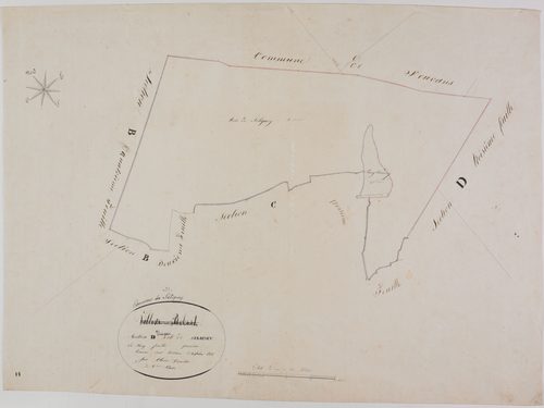 Villers-Robert, section D, Seligney, feuille 1.