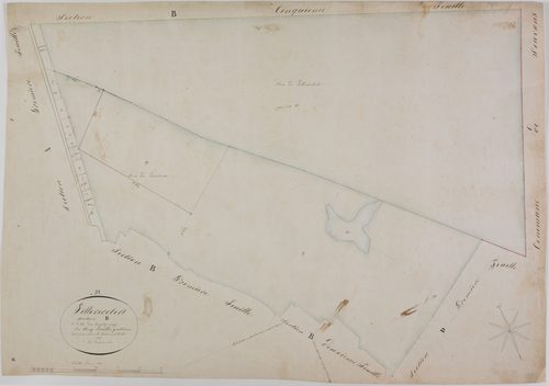 Villers-Robert, section B, les Champs rouges, feuille 4.