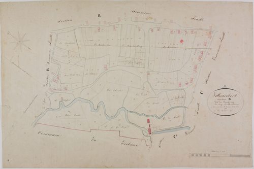 Villers-Robert, section B, les Champs rouges, feuille 3.