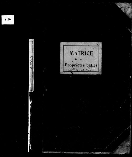 Matrice des propriétés bâties.