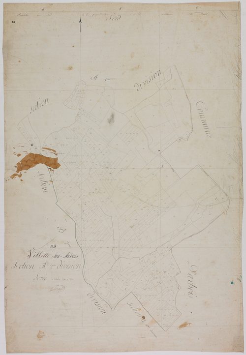 Villette-lès-Arbois, section A, feuille 2.