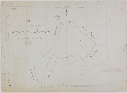 Villette-lès-Arbois, section B, feuille 1.