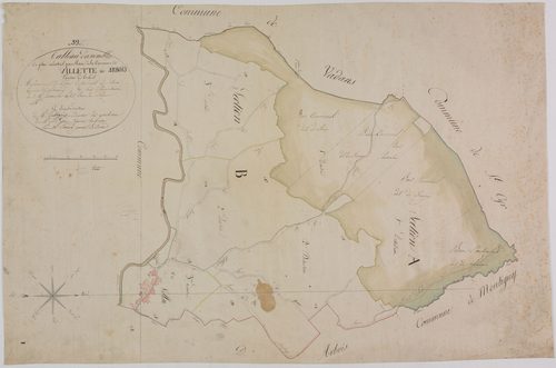 Villette-lès-Arbois, tableau d'assemblage.