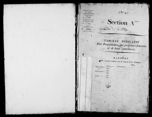 Etat de sections.