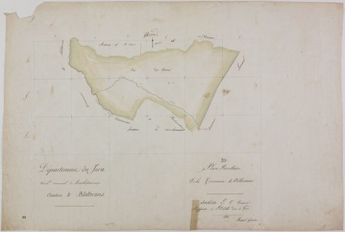 Villevieux, section E, feuille.
